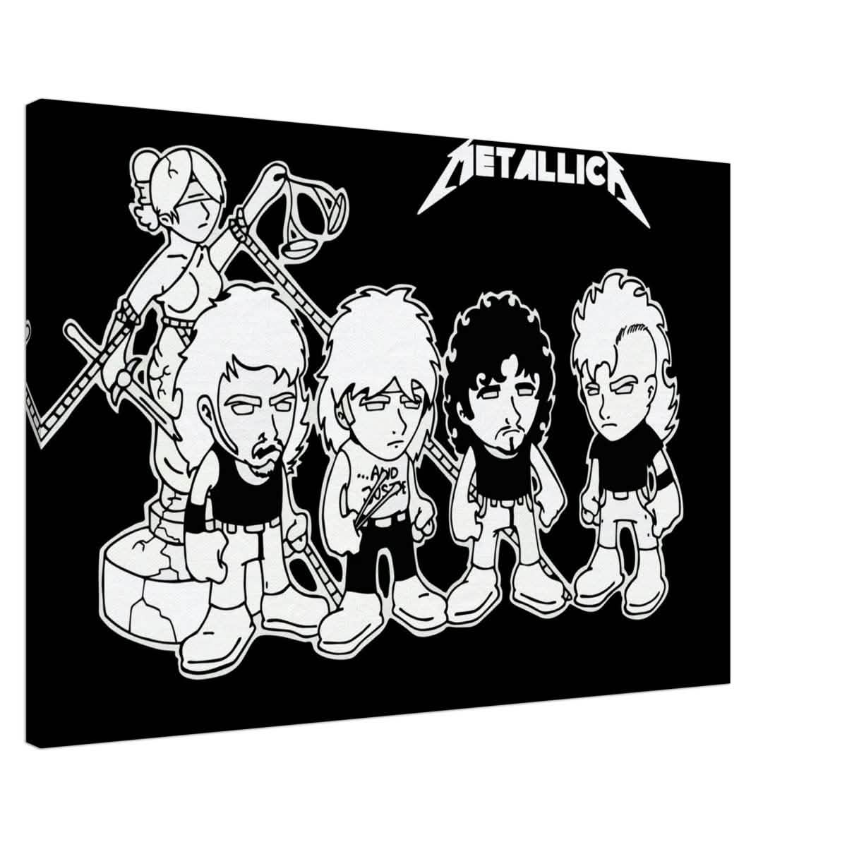 Da Vinci Pop Art Wall art print | Metallica - Canvas - 60x90 cm / 24x36″ -