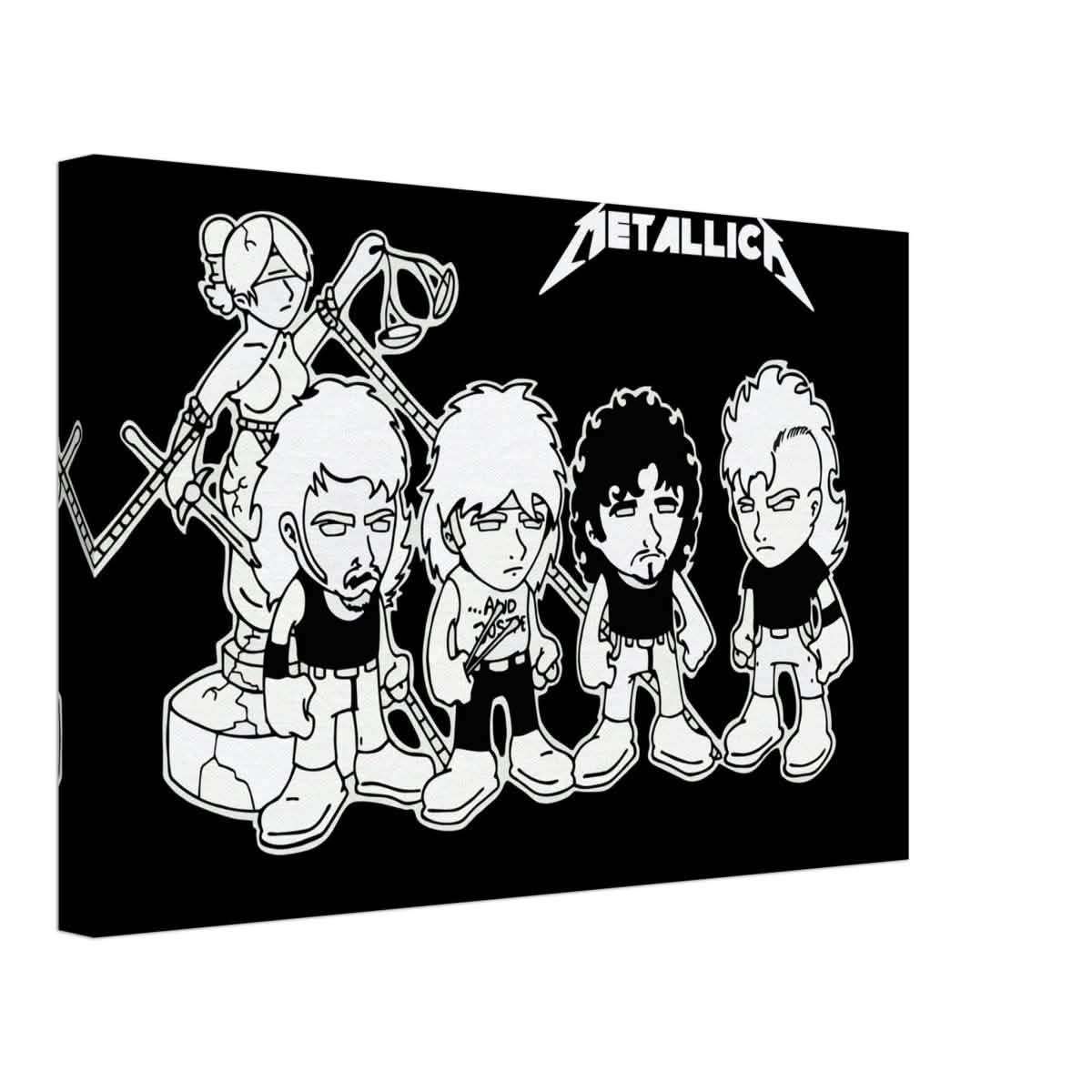 Da Vinci Pop Art Wall art print | Metallica - Canvas - 30x45 cm / 12x18″ -