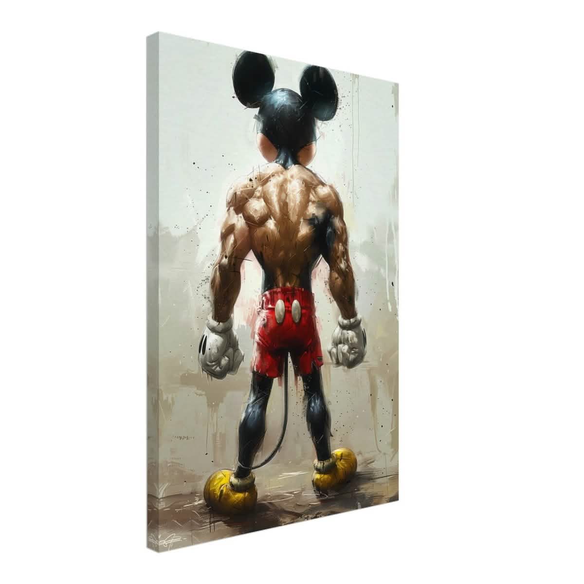 Da Vinci Pop Art Wall art print | Mickey Mouse - Canvas - 40x60 cm / 16x24″ -