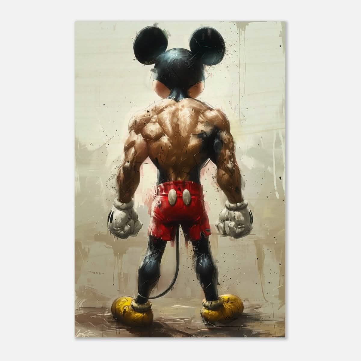 Da Vinci Pop Art Wall art print | Mickey Mouse - Wood Prints - 40x60 cm / 16x24″ -