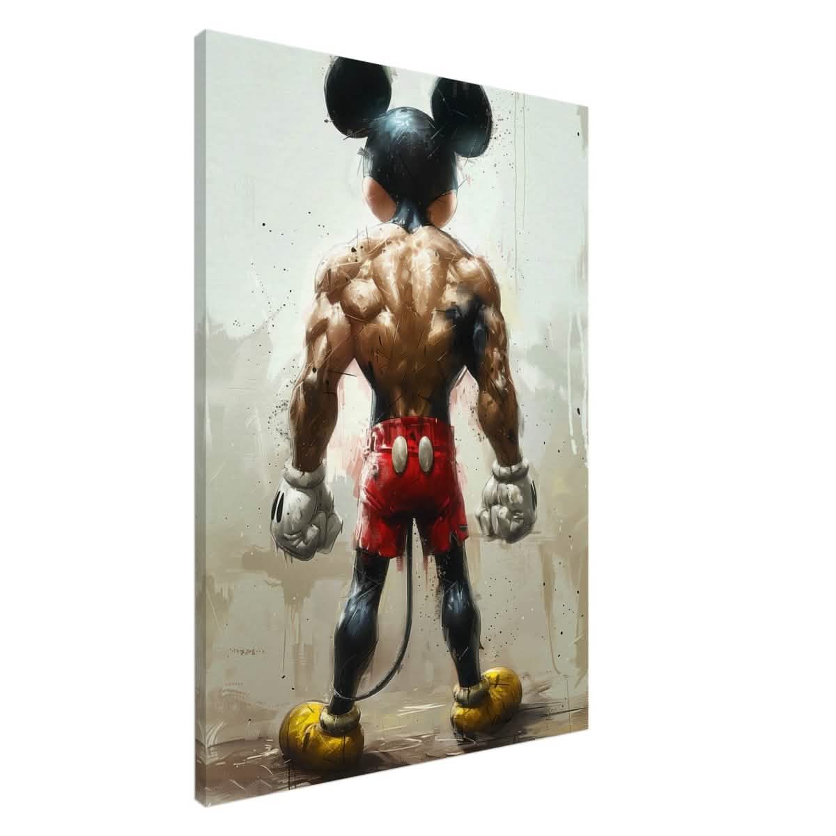 Da Vinci Pop Art Wall art print | Mickey Mouse - Canvas - 70x100 cm / 28x40″ -