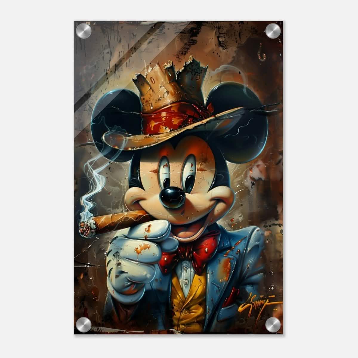 Da Vinci Pop Art Wall art print | Mickey Mouse - Acrylic Print - 30x45 cm / 12x18″ -