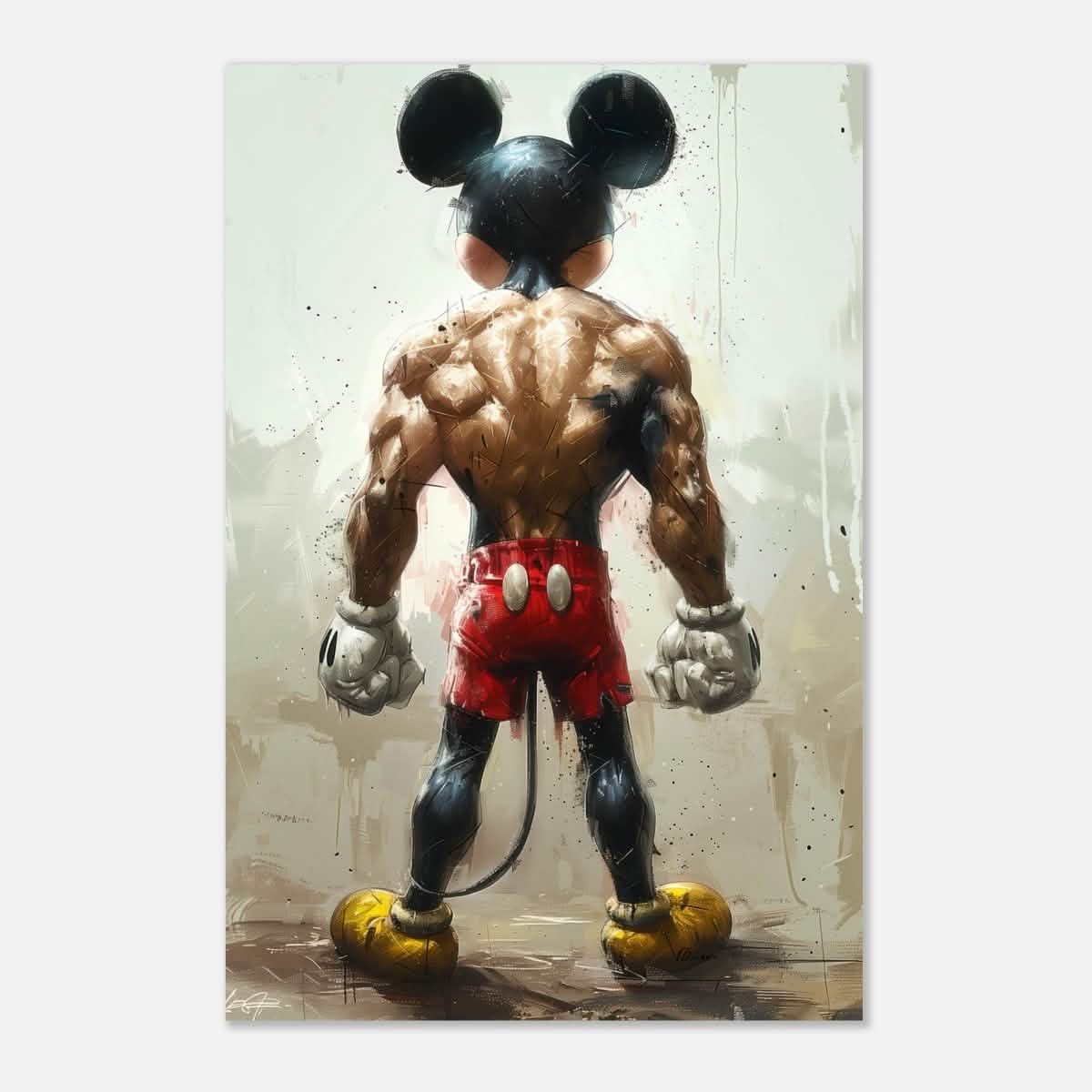 Da Vinci Pop Art Wall art print | Mickey Mouse - Aluminum Print - 50x75 cm / 20x30″ -