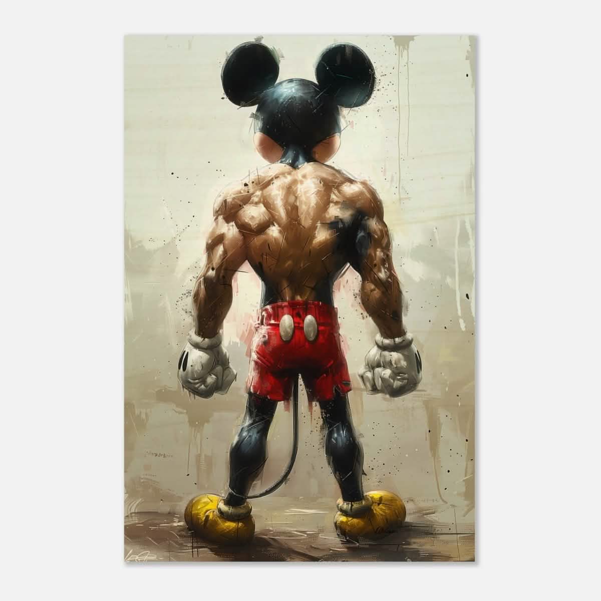 Da Vinci Pop Art Wall art print | Mickey Mouse - Wood Prints - 30x45 cm / 12x18″ -
