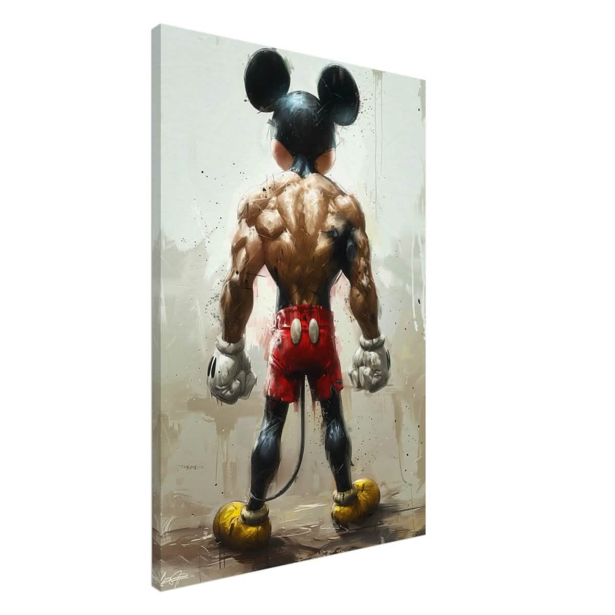 Da Vinci Pop Art Wall art print | Mickey Mouse - Canvas - 60x90 cm / 24x36″ -
