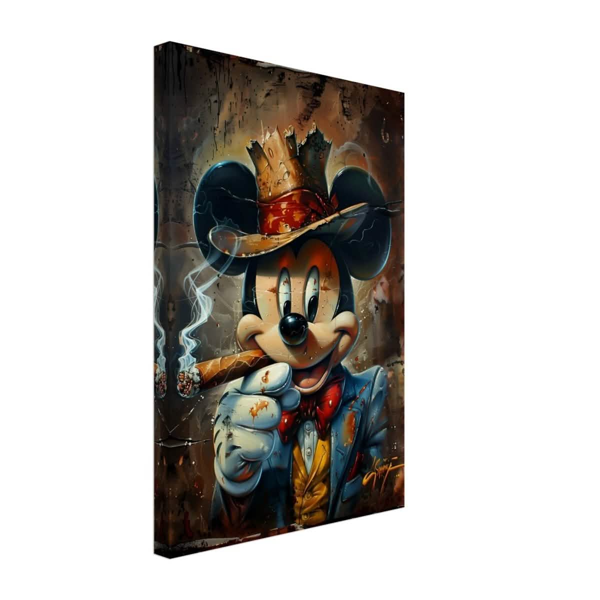 Da Vinci Pop Art Wall art print | Mickey Mouse - Canvas - 30x45 cm / 12x18″ -