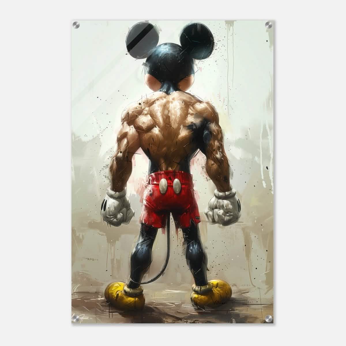 Da Vinci Pop Art Wall art print | Mickey Mouse - Acrylic Print - 60x90 cm / 24x36″ -