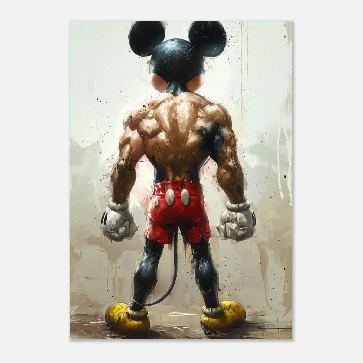 Da Vinci Pop Art Wall art print | Mickey Mouse - Aluminum Print - 70x100 cm / 28x40″ -