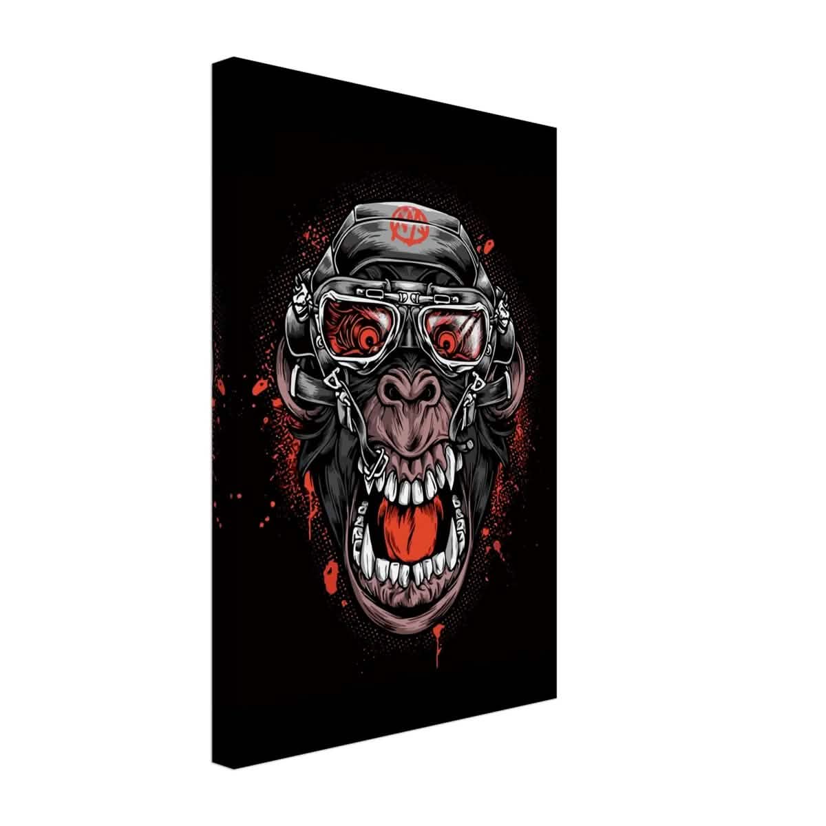 Da Vinci Pop Art wall art Print | Midnight Gorilla - Canvas - 30x45 cm / 12x18″ -