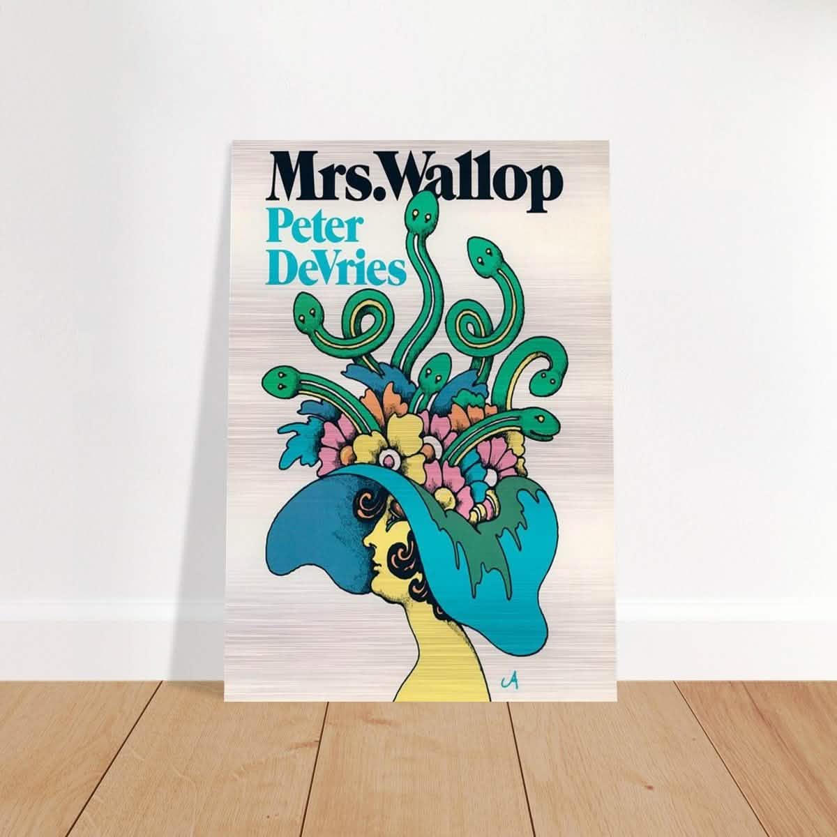 Da Vinci Pop Art Wall art print | Mrs. Wallop - Brushed Aluminum Print - 70x100 cm / 28x40″ -