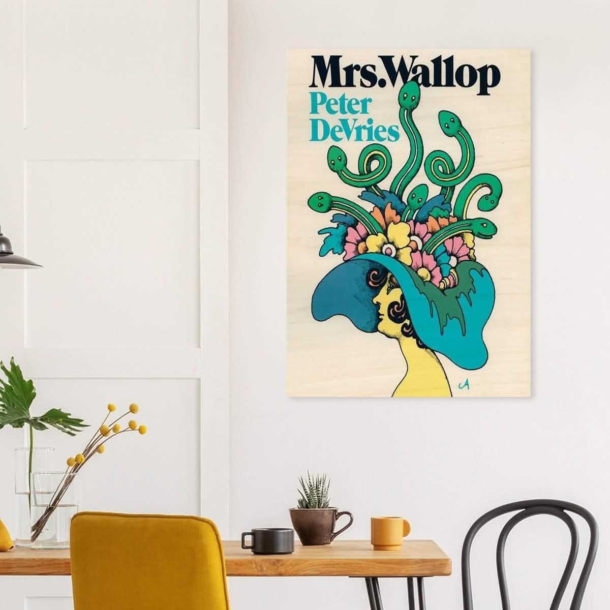 Da Vinci Pop Art Wall art print | Mrs. Wallop - Wood Prints - 70x100 cm / 28x40″ - 10 mm