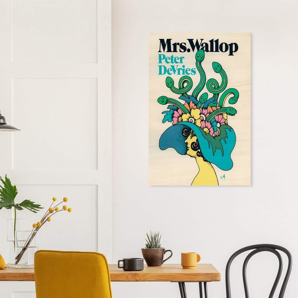 Da Vinci Pop Art Wall art print | Mrs. Wallop - Wood Prints - 60x90 cm / 24x36″ - 10 mm