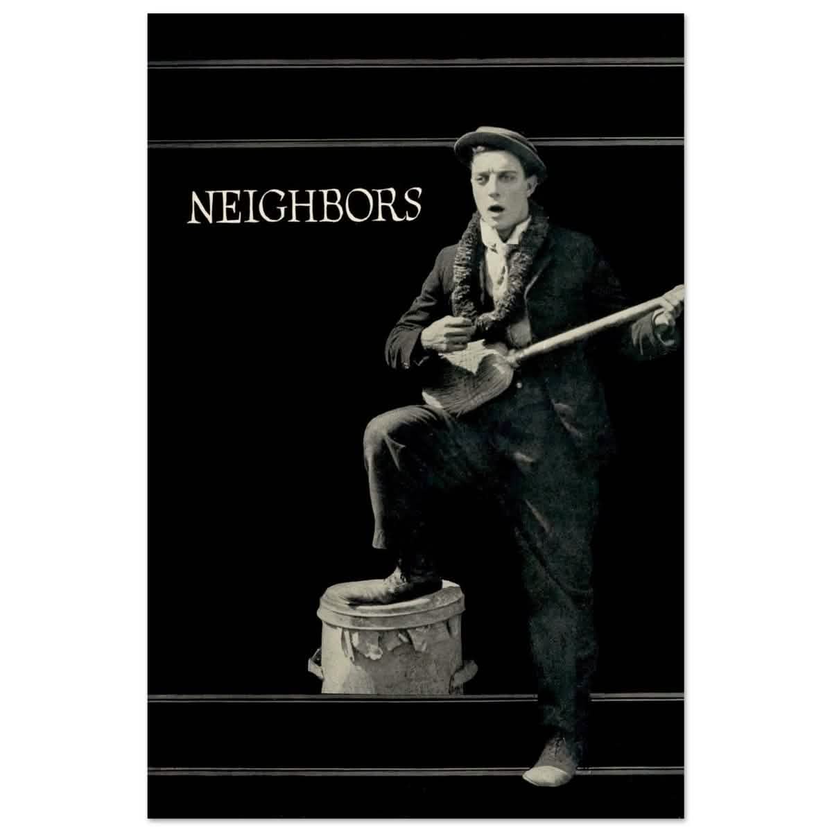 Da Vinci Pop Art Wall art print | Neighbors 1920 - Wood Prints - 50x75 cm / 20x30″ -