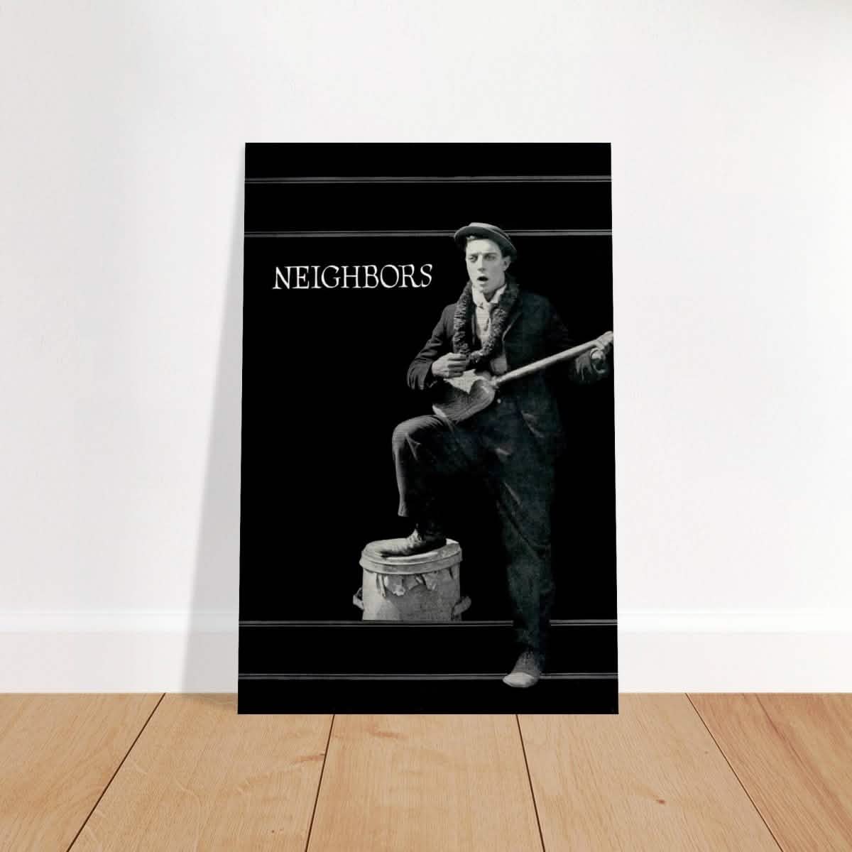 Da Vinci Pop Art Wall art print | Neighbors 1920 - Brushed Aluminum Print - 60x90 cm / 24x36″ -