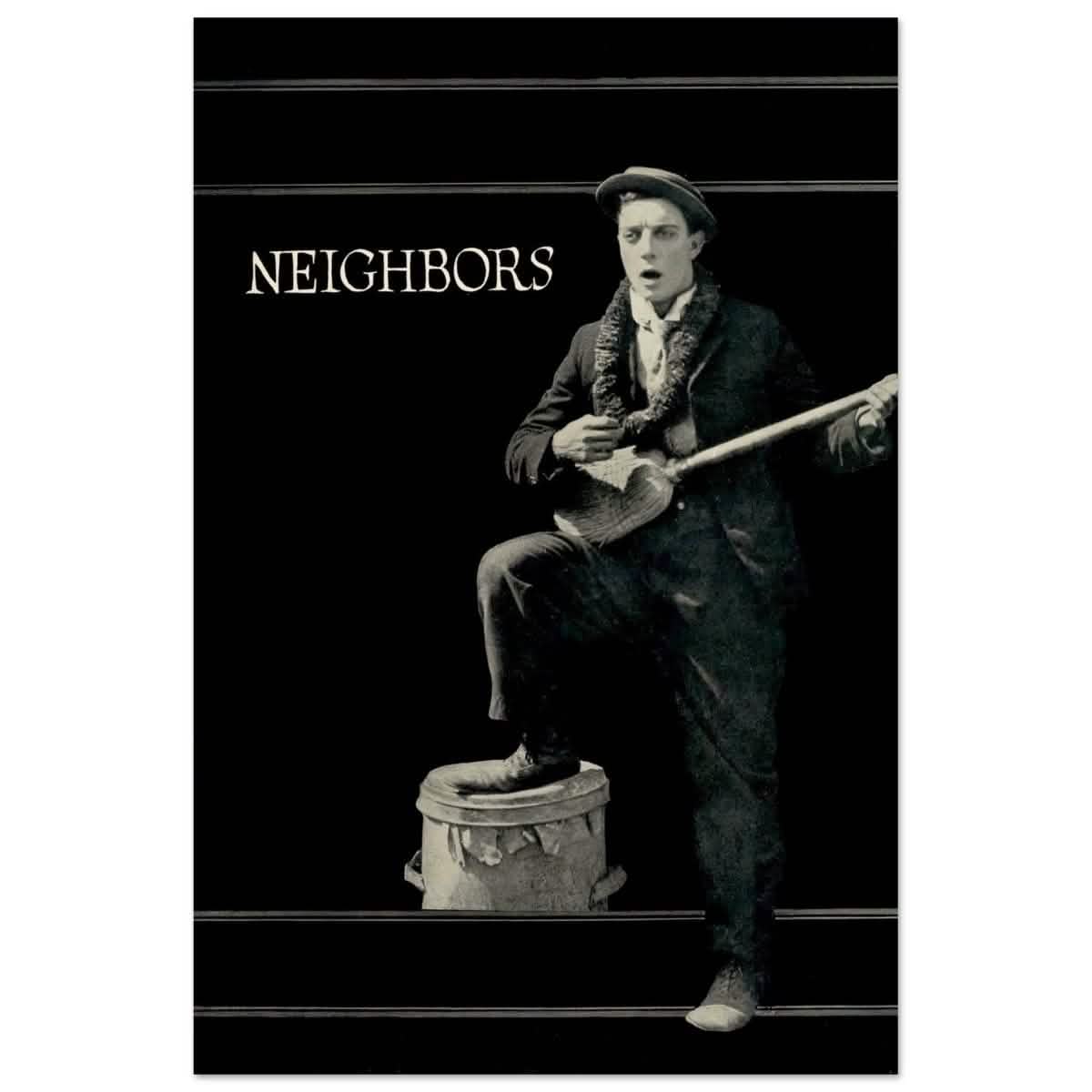 Da Vinci Pop Art Wall art print | Neighbors 1920 - Wood Prints - 60x90 cm / 24x36″ -