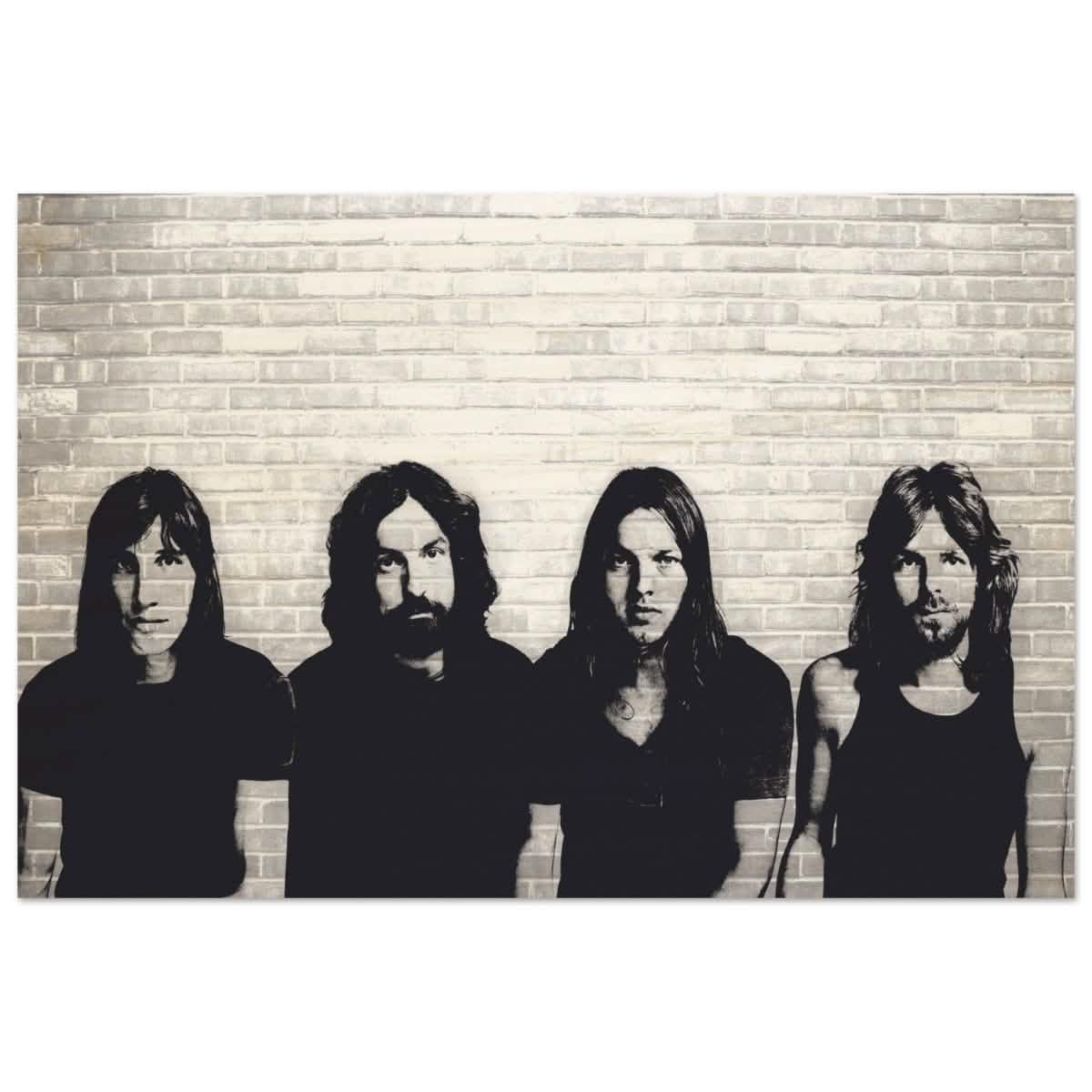 Da Vinci Pop Art Wall art print | Pink Floyd - Wood Prints - 60x90 cm / 24x36″ -