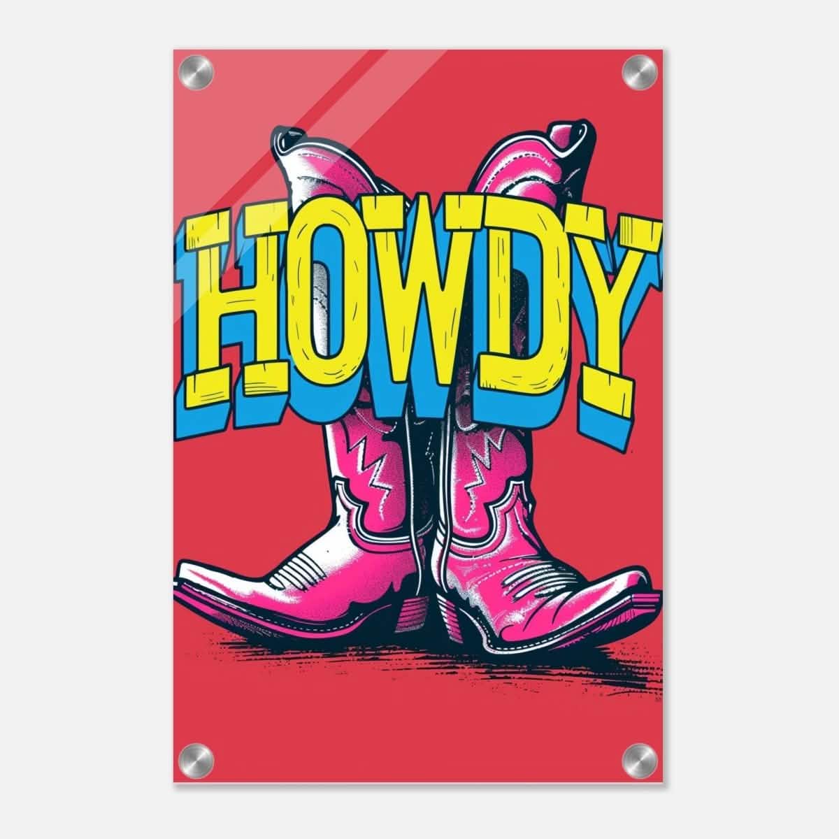 Da Vinci Pop Art Wall art print | Pop Art | Howdy - Acrylic Print - 30x45 cm / 12x18″ -