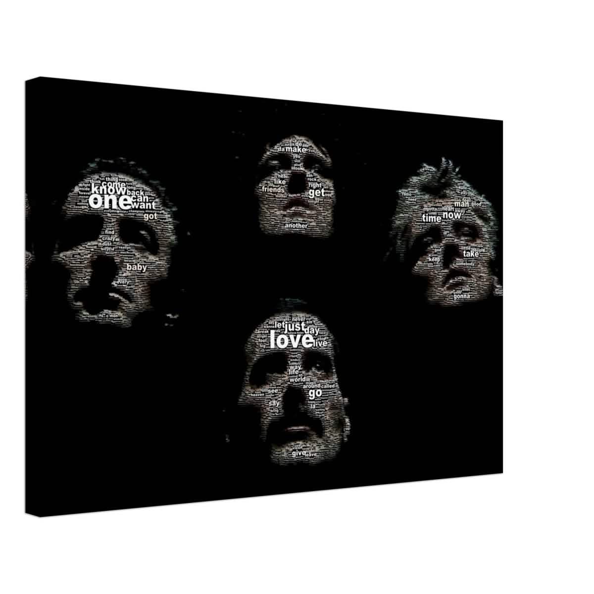 Da Vinci Pop Art wall art print | Queen | Rock Music - Canvas - 40x60 cm / 16x24″ -