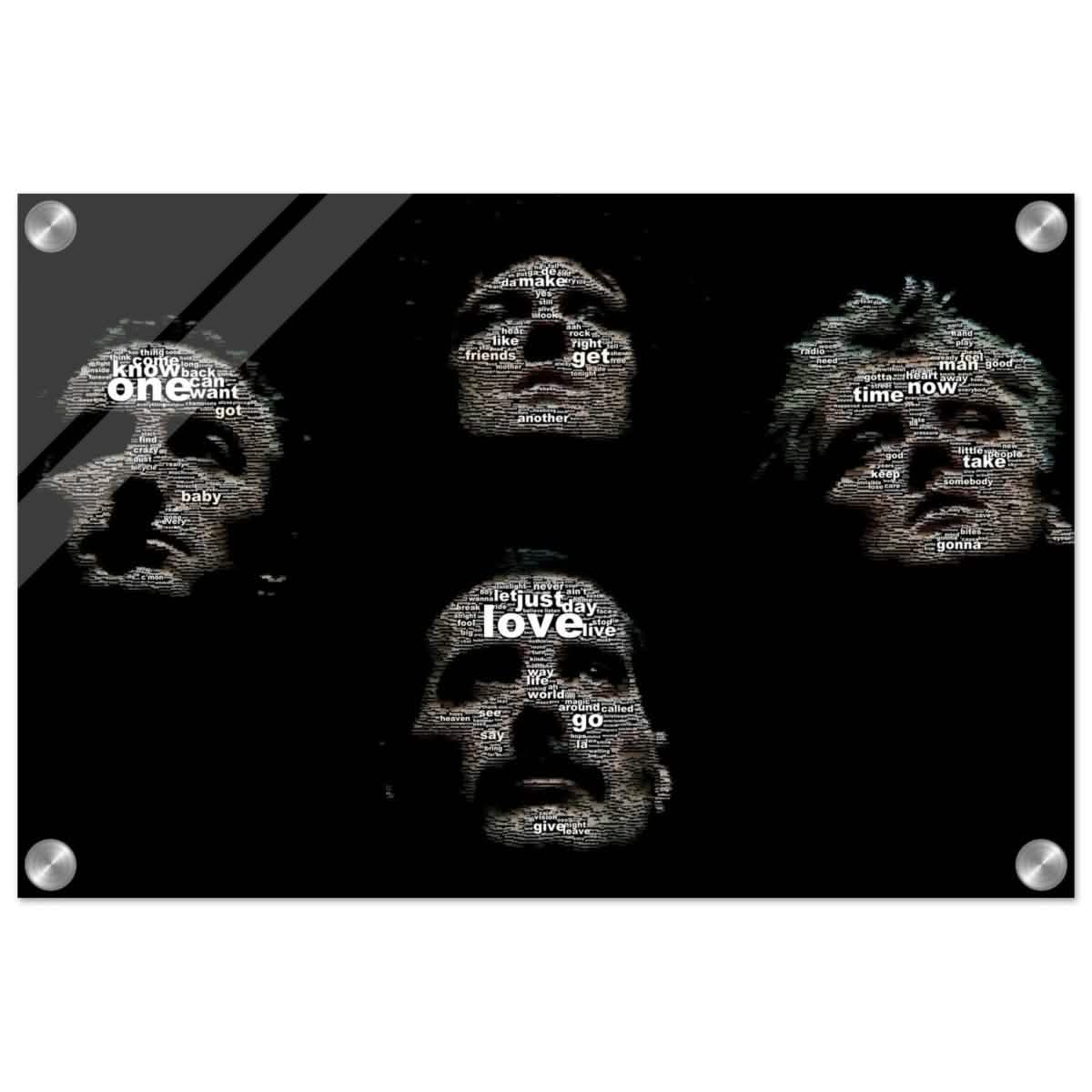 Da Vinci Pop Art wall art print | Queen | Rock Music - Acrylic Print - 30x45 cm / 12x18″ -