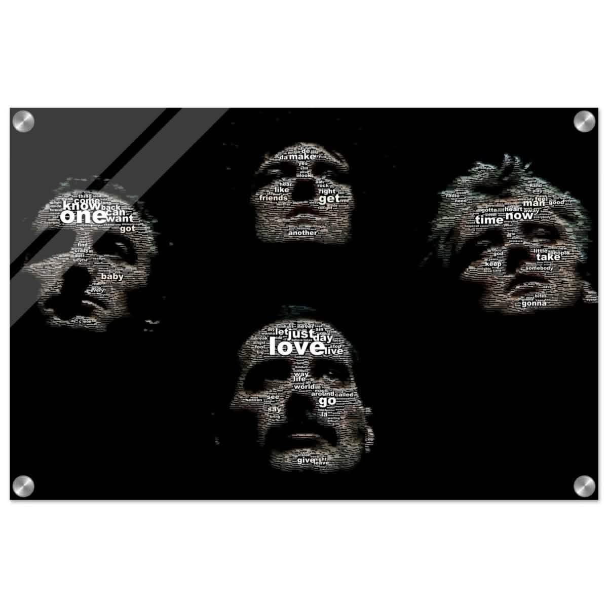 Da Vinci Pop Art wall art print | Queen | Rock Music - Acrylic Print - 40x60 cm / 16x24″ -