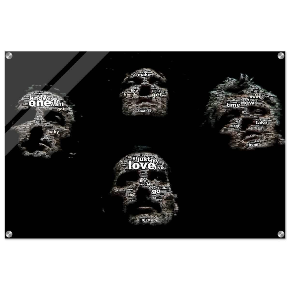 Da Vinci Pop Art wall art print | Queen | Rock Music - Acrylic Print - 60x90 cm / 24x36″ -