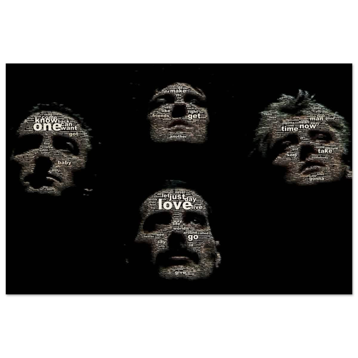 Da Vinci Pop Art wall art print | Queen | Rock Music - Wood Prints - 40x60 cm / 16x24″ -