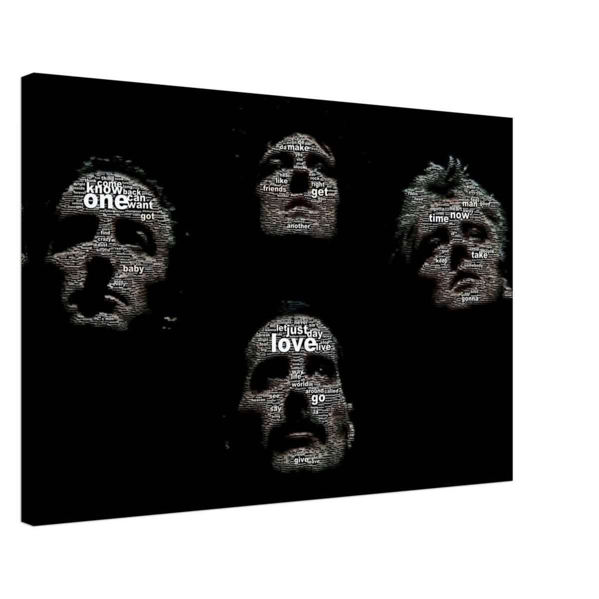 Da Vinci Pop Art wall art print | Queen | Rock Music - Canvas - 50x75 cm / 20x30″ -