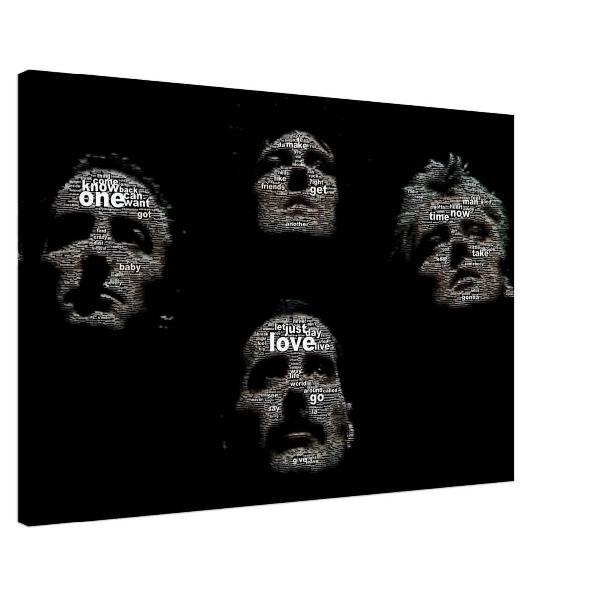 Da Vinci Pop Art wall art print | Queen | Rock Music - Canvas - 60x90 cm / 24x36″ -