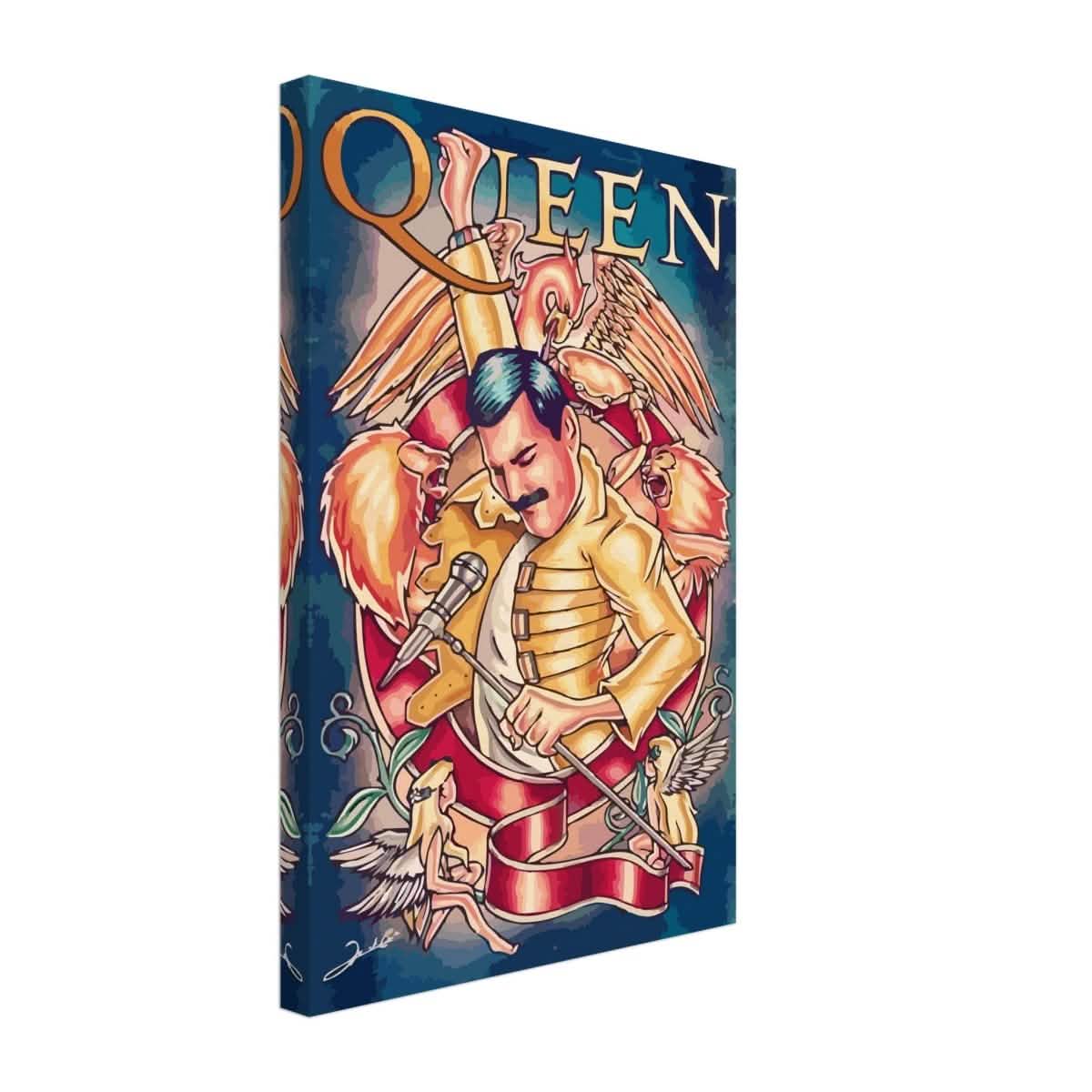 Da Vinci Pop Art Wall art print | Queen - Canvas - 30x45 cm / 12x18″ -