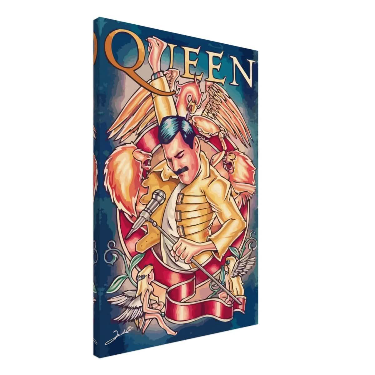 Da Vinci Pop Art Wall art print | Queen - Canvas - 50x75 cm / 20x30″ -
