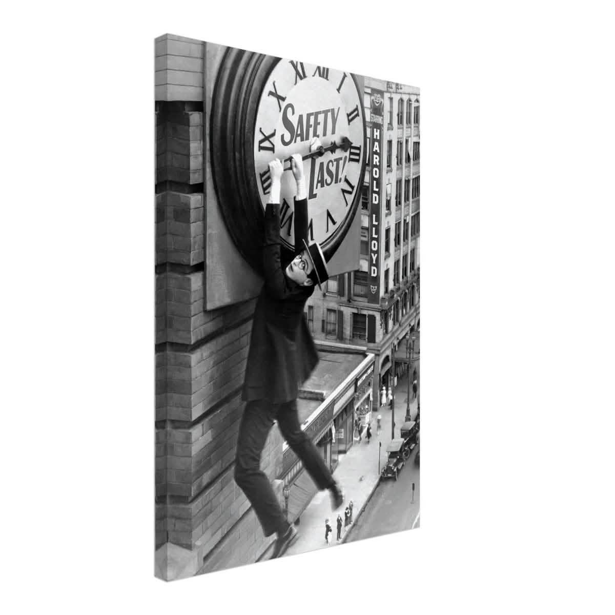 Da Vinci Pop Art wall art Print | Safety Last! (1923) - Canvas - 40x60 cm / 16x24″ -