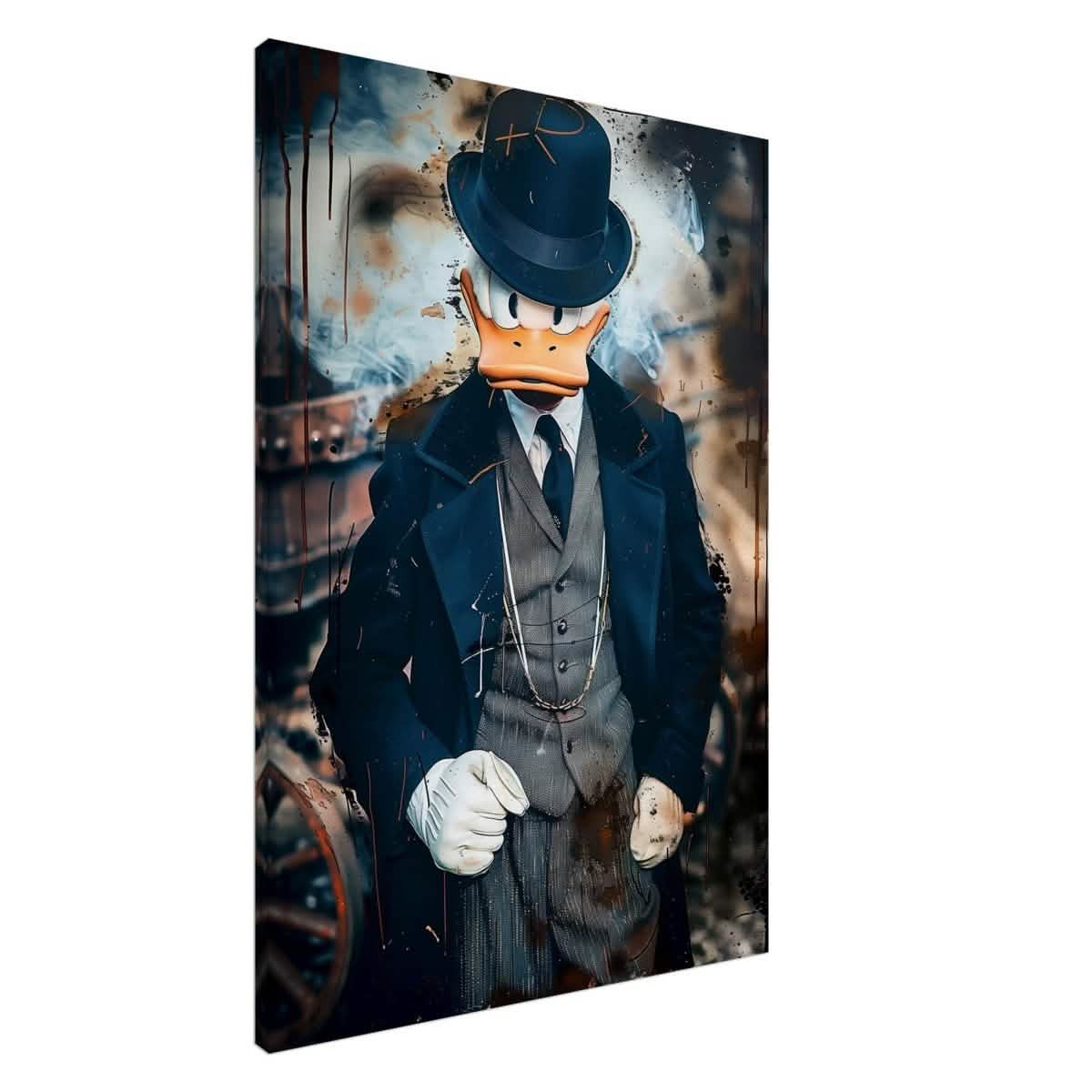 Da Vinci Pop Art Wall art print | Scrooge McDuck - Canvas - 70x100 cm / 28x40″ -