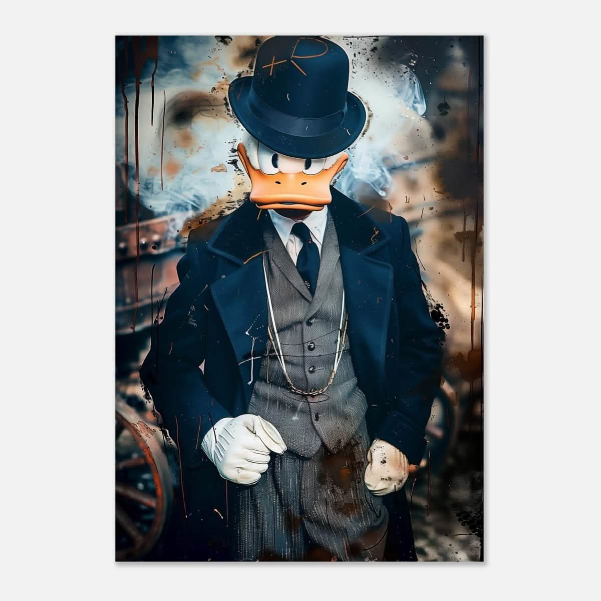 Da Vinci Pop Art Wall art print | Scrooge McDuck - Aluminum Print - 70x100 cm / 28x40″ -