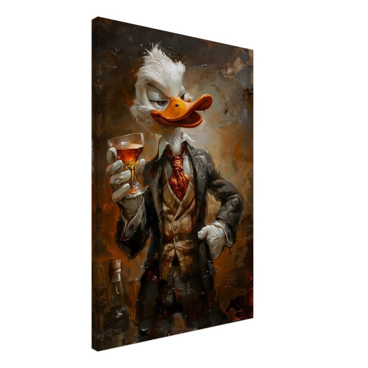 Da Vinci Pop Art Wall art print | Scrooge McDuck - Canvas - 50x75 cm / 20x30″ -