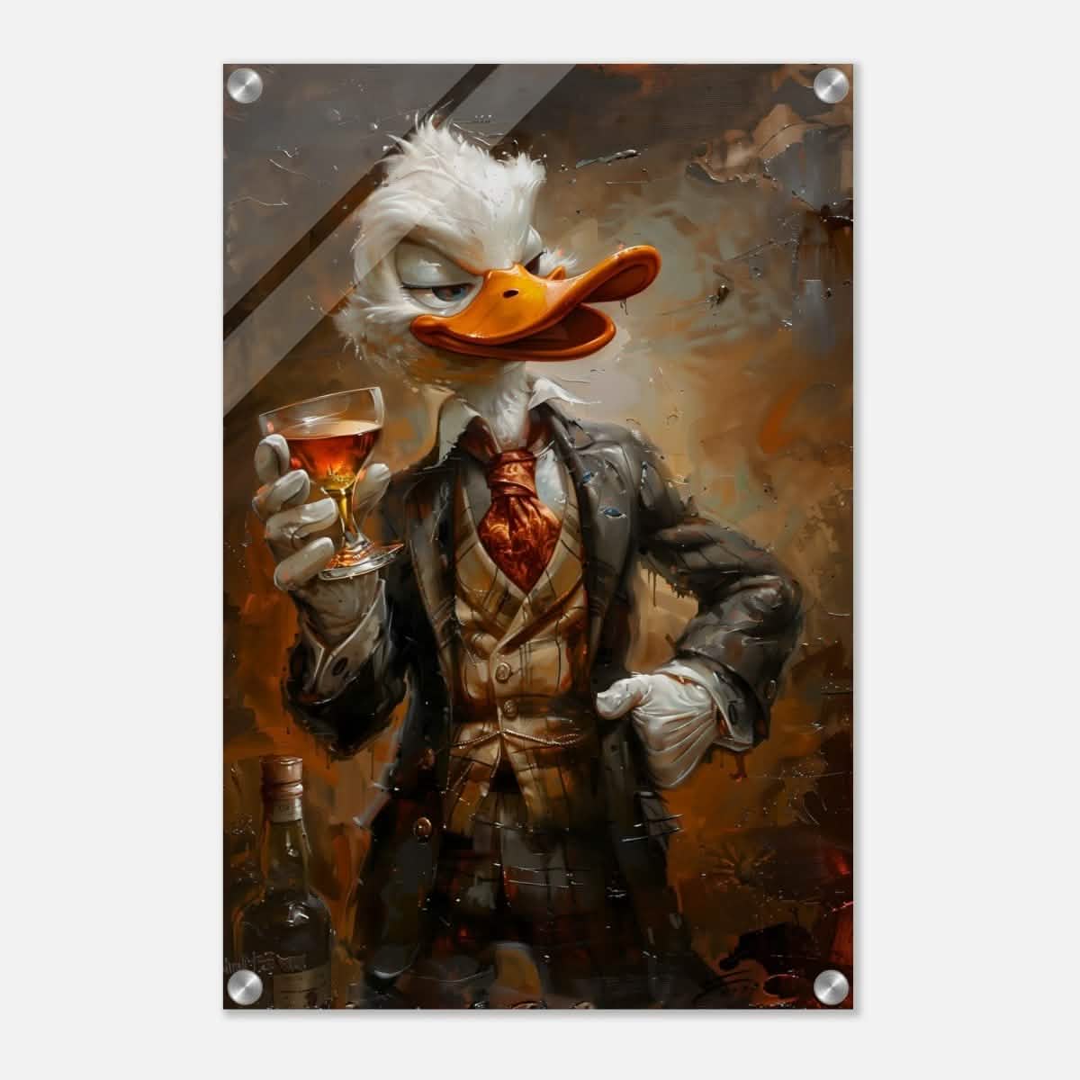 Da Vinci Pop Art Wall art print | Scrooge McDuck - Acrylic Print - 40x60 cm / 16x24″ -