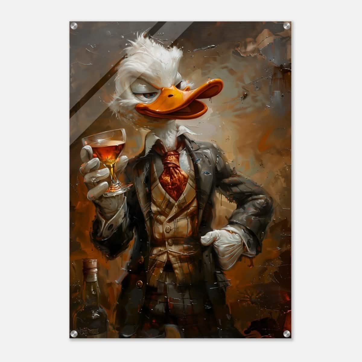 Da Vinci Pop Art Wall art print | Scrooge McDuck - Acrylic Print - 70x100 cm / 28x40″ -
