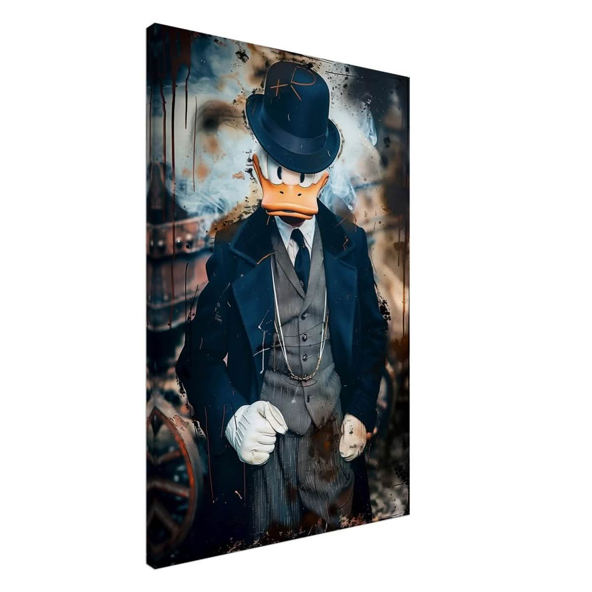 Da Vinci Pop Art Wall art print | Scrooge McDuck - Canvas - 60x90 cm / 24x36″ -