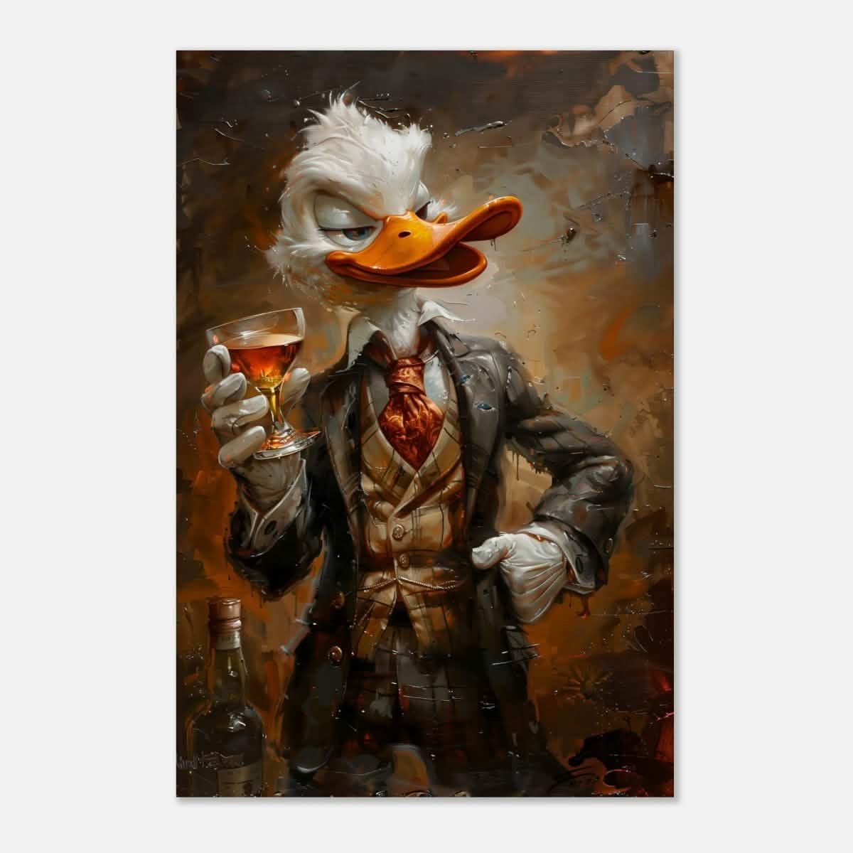 Da Vinci Pop Art Wall art print | Scrooge McDuck - Aluminum Print - 60x90 cm / 24x36″ -