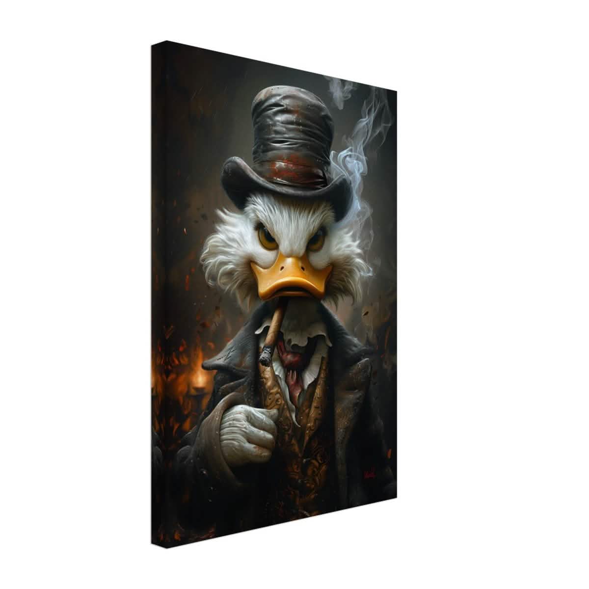 Da Vinci Pop Art Wall art print | Scrooge McDuck - Canvas - 30x45 cm / 12x18″ -