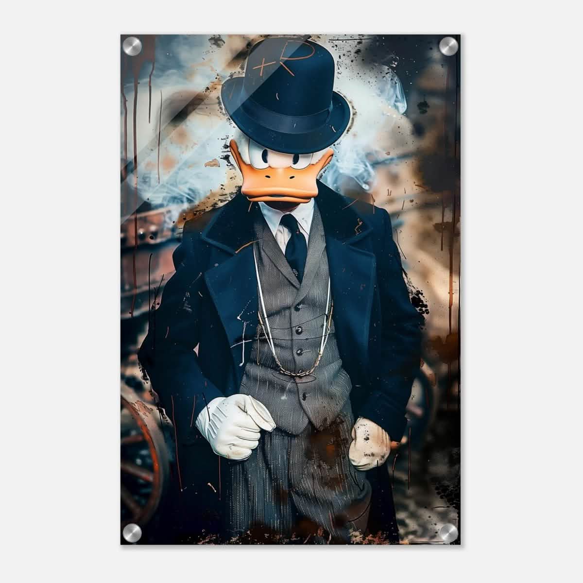 Da Vinci Pop Art Wall art print | Scrooge McDuck - Acrylic Print - 40x60 cm / 16x24″ -