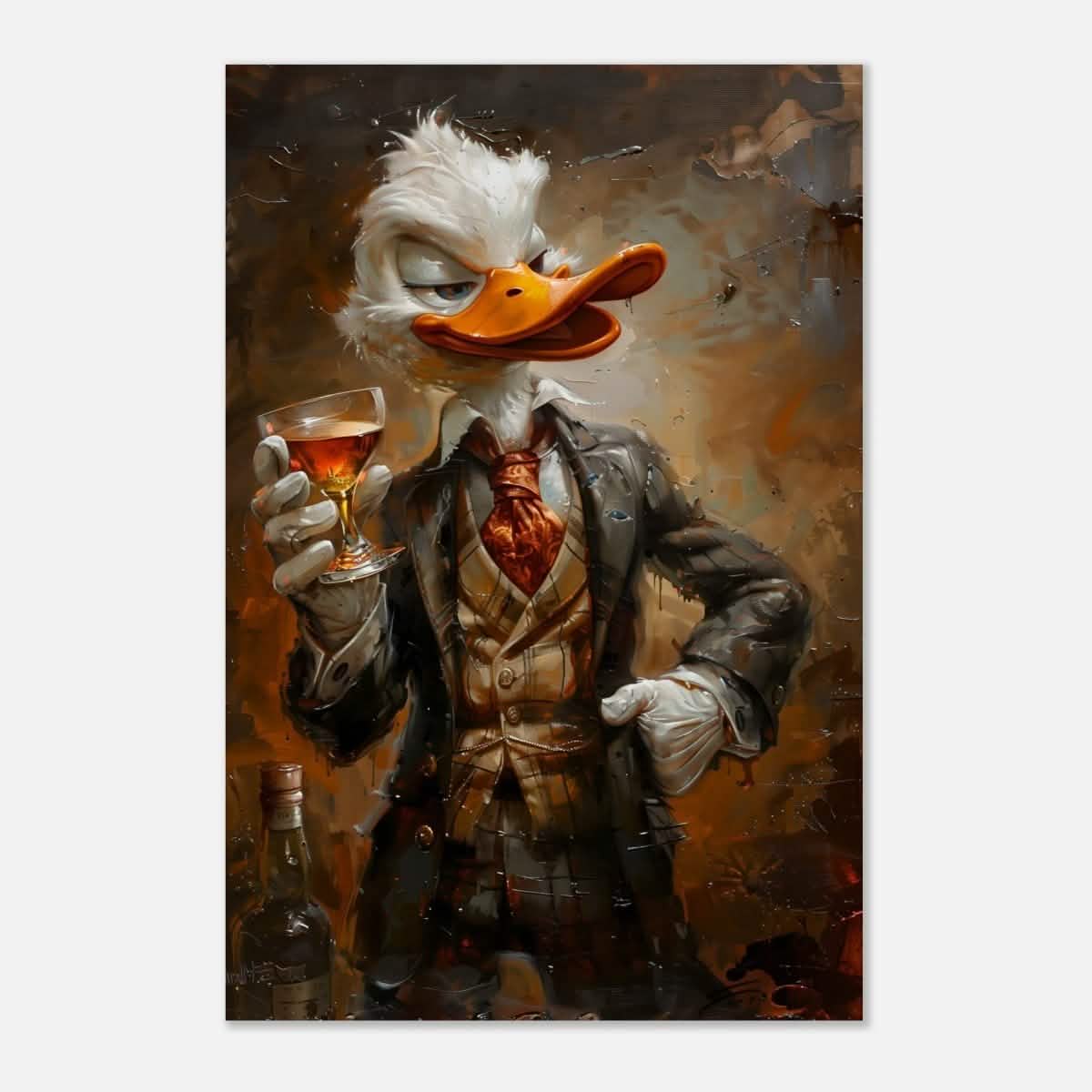 Da Vinci Pop Art Wall art print | Scrooge McDuck - Aluminum Print - 30x45 cm / 12x18″ -