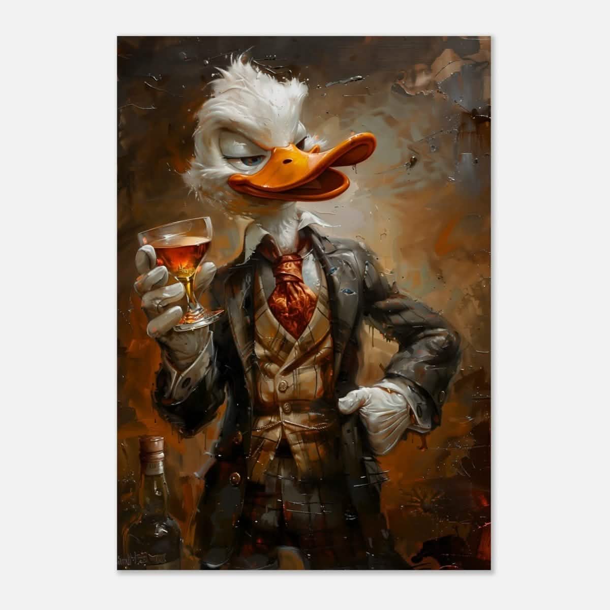 Da Vinci Pop Art Wall art print | Scrooge McDuck - Aluminum Print - 70x100 cm / 28x40″ -