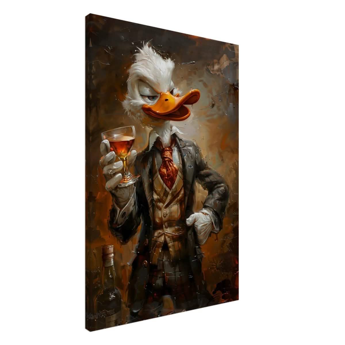 Da Vinci Pop Art Wall art print | Scrooge McDuck - Canvas - 60x90 cm / 24x36″ -