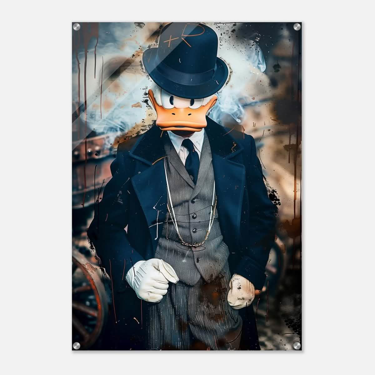 Da Vinci Pop Art Wall art print | Scrooge McDuck - Acrylic Print - 70x100 cm / 28x40″ -