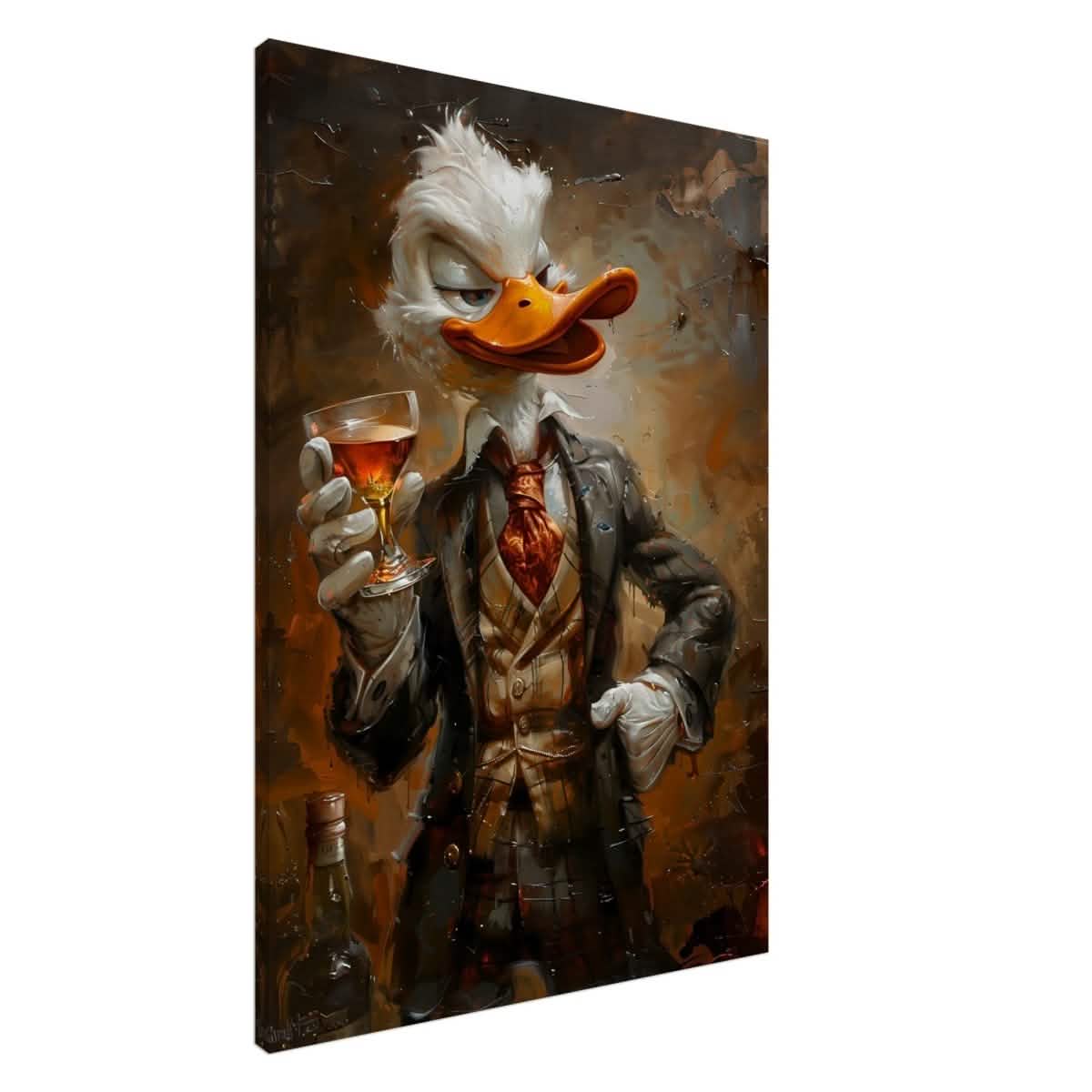 Da Vinci Pop Art Wall art print | Scrooge McDuck - Canvas - 70x100 cm / 28x40″ -