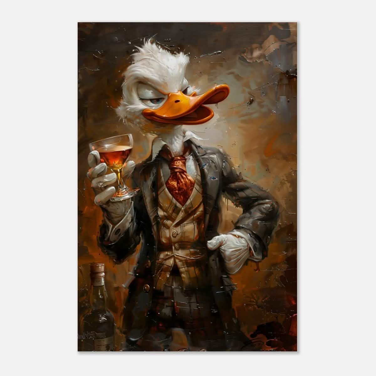 Da Vinci Pop Art Wall art print | Scrooge McDuck - Aluminum Print - 50x75 cm / 20x30″ -