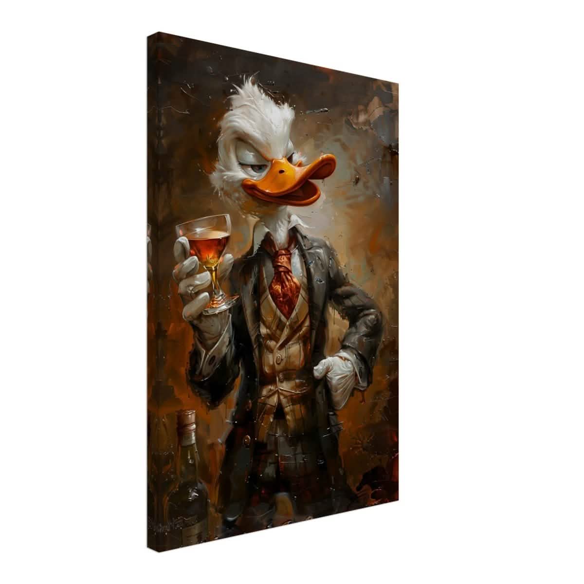 Da Vinci Pop Art Wall art print | Scrooge McDuck - Canvas - 40x60 cm / 16x24″ -