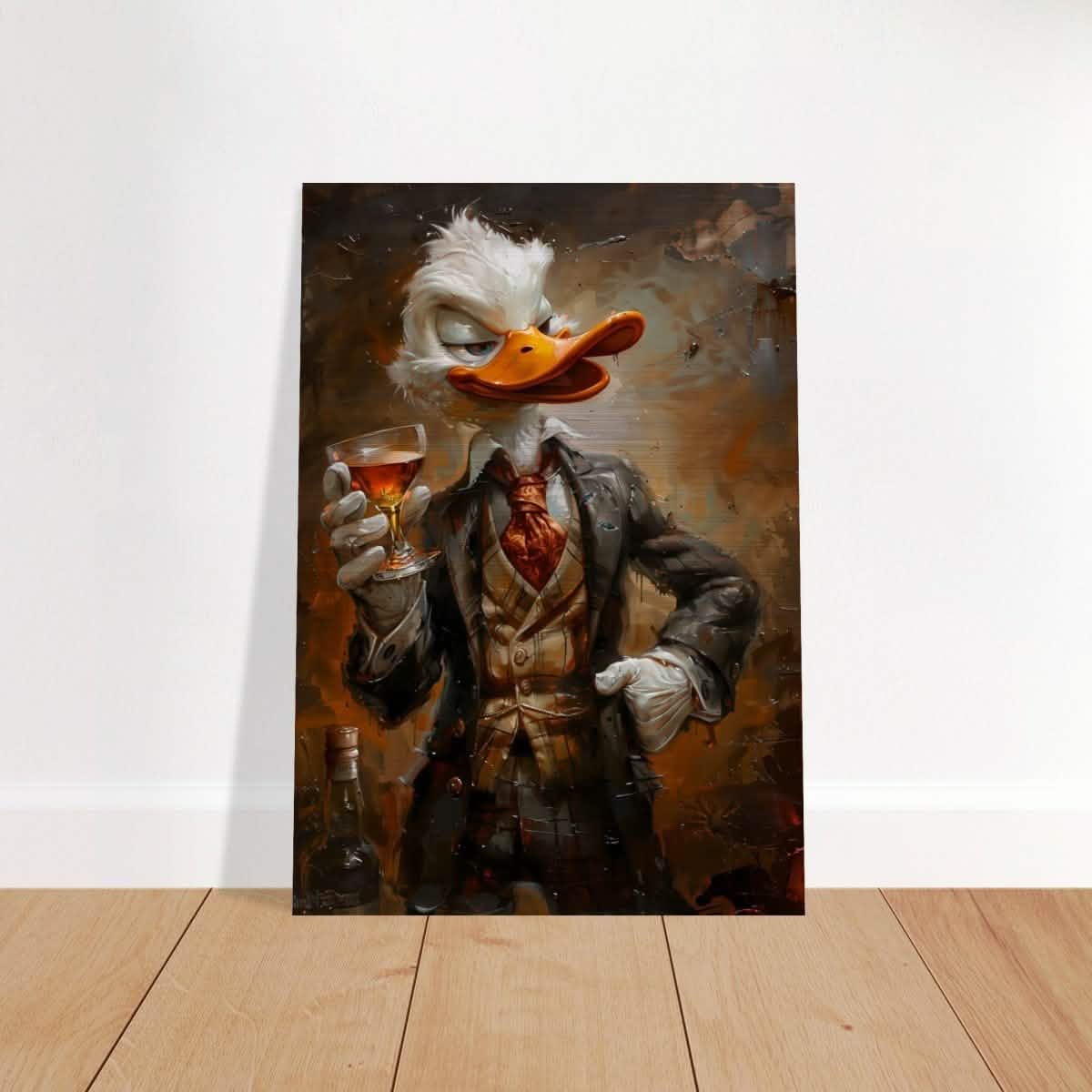 Da Vinci Pop Art Wall art print | Scrooge McDuck - Brushed Aluminum Print - 70x100 cm / 28x40″ -