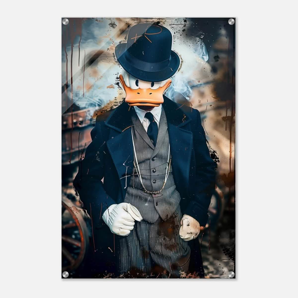 Da Vinci Pop Art Wall art print | Scrooge McDuck - Acrylic Print - 60x90 cm / 24x36″ -