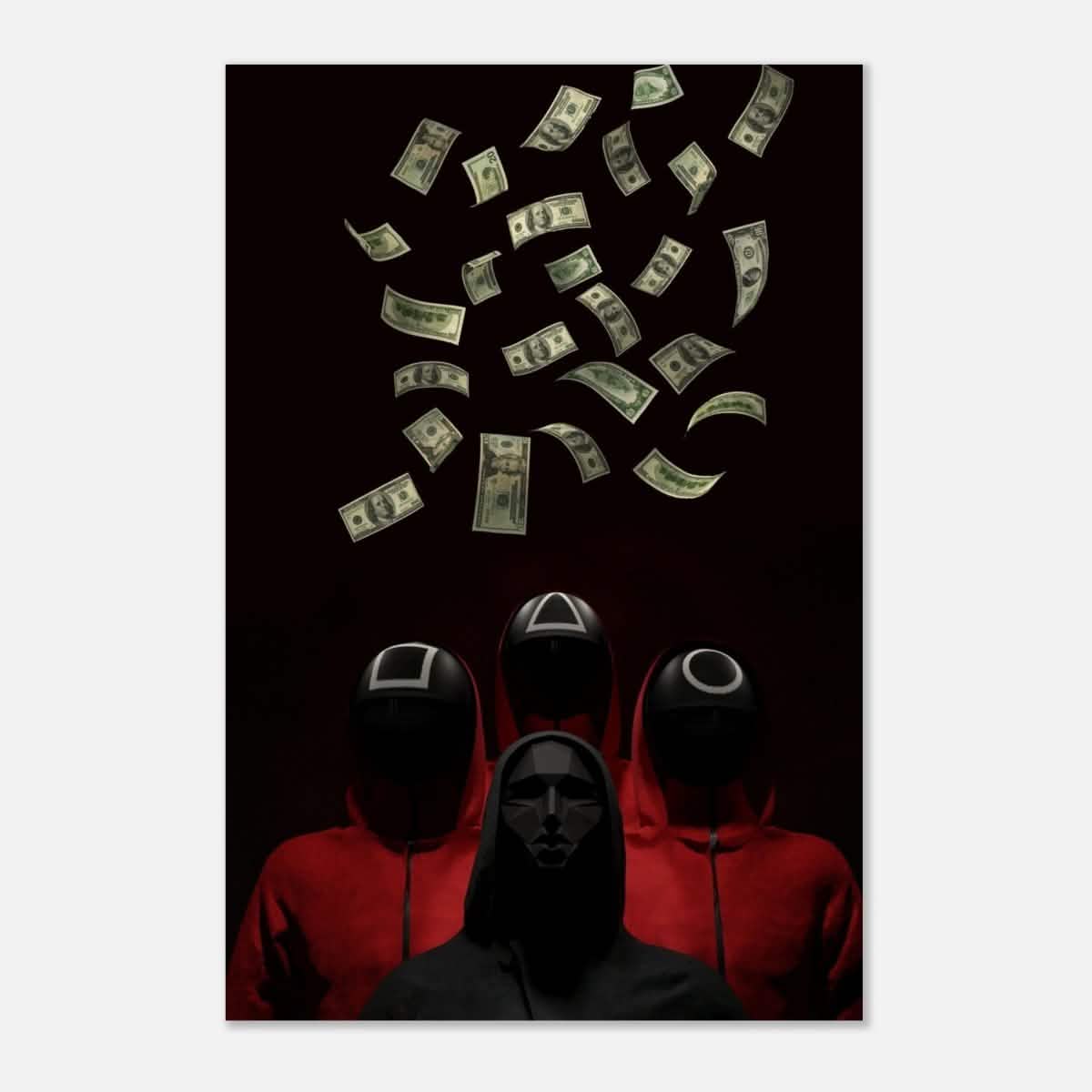 Da Vinci Pop Art Wall art Print | Squid Game - Wood Prints - 40x60 cm / 16x24″ -